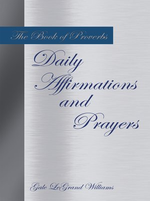 cover image of The Book of Proverbs Daily Affirmations and Prayers